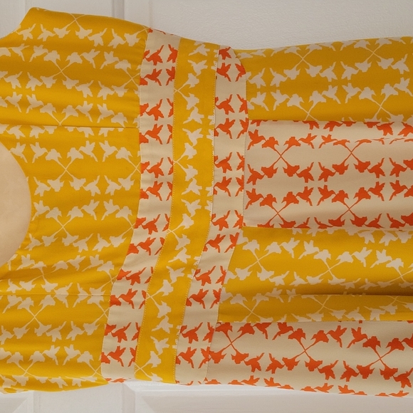 Anthropologie Patterned Silk Maxi Dress - Picture 4 of 8